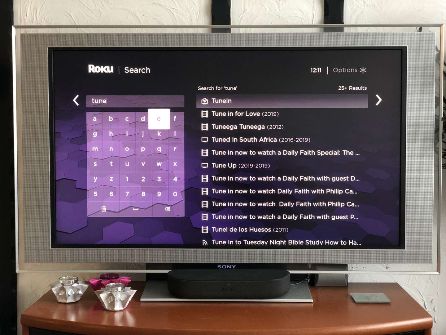 Searching for apps, channels or content